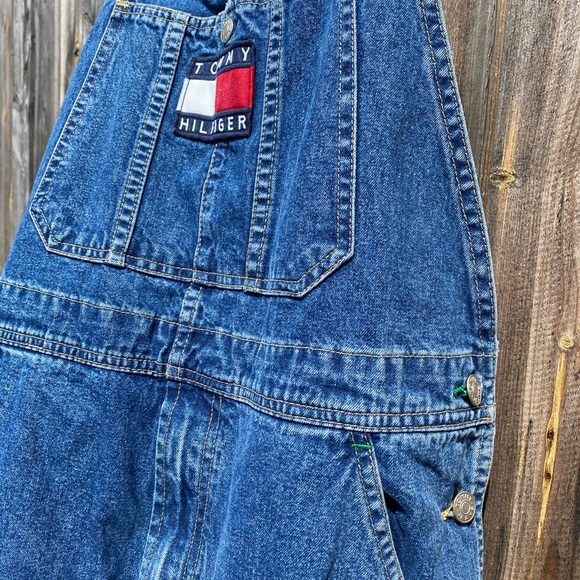 Vintage Tommy Hilfiger overalls 90s medium - Picture 4 of 11